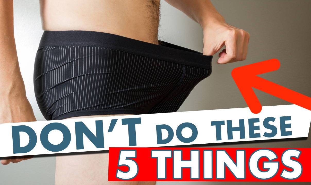 5 Things to AVOID for a bigger and harder penis - TMC Pty Ltd