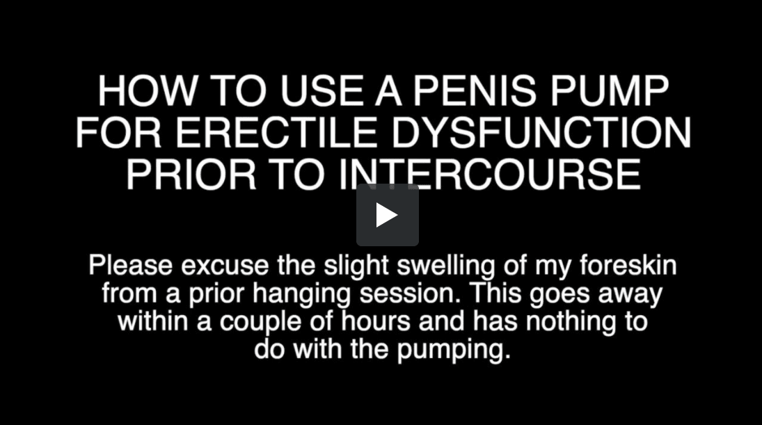 How to use a Penis Pump for Erectile Dysfunction prior to intercourse - TMC Pty Ltd