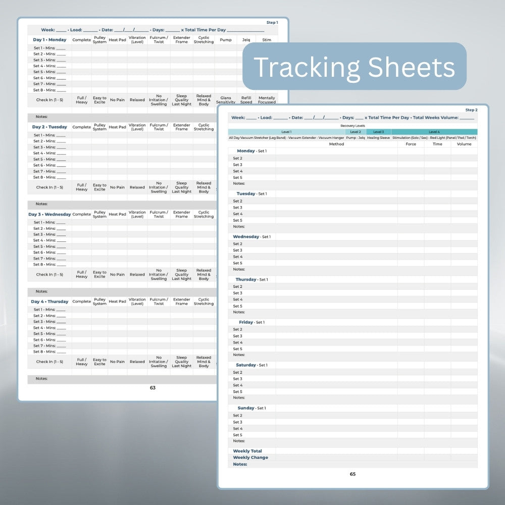 Training Plans & Tracking Sheets