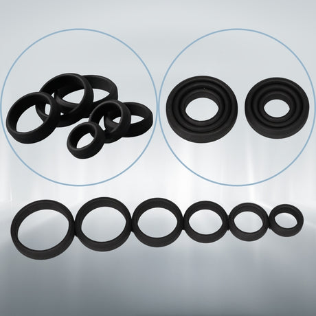 Wide Ring Set - 6 Rings