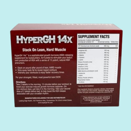 HyperGH14X - Growth Hormone Releaser Tablets - TMC Pty Ltd