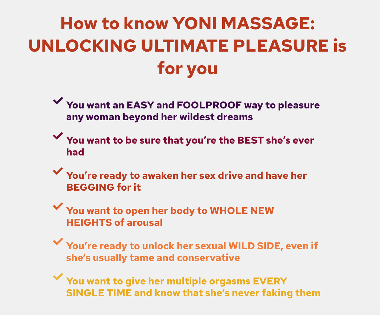 Yoni Massage: Unlocking Ultimate Pleasure (DIGITAL) - TMC Pty Ltd