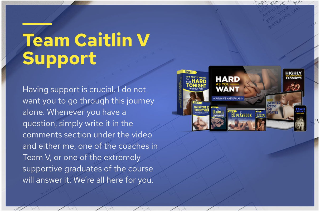 Erection Quality Program - Hard As You Want (Men) by Caitlin V - TMC Pty Ltd